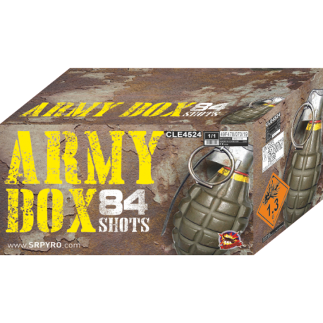 Ohňostroj Army box 84r 30-48mm