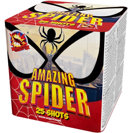 Ohňostroj Amazing spider 25rán 18mm