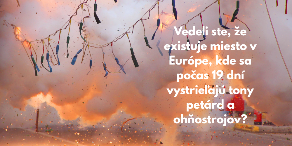 O �om sa nehovor� - Festival Las Fallas - 19 dn� pyrotechniky uprostred marca