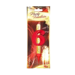 Tortov� font�na 12cm - ��slo 6 ,1ks/bal