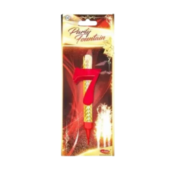 Tortov� font�na 12cm - ��slo 7 ,1ks/bal