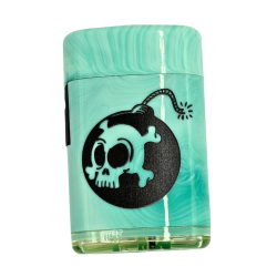Zapa�ova� Lebka - tyrkysov� 1 ks